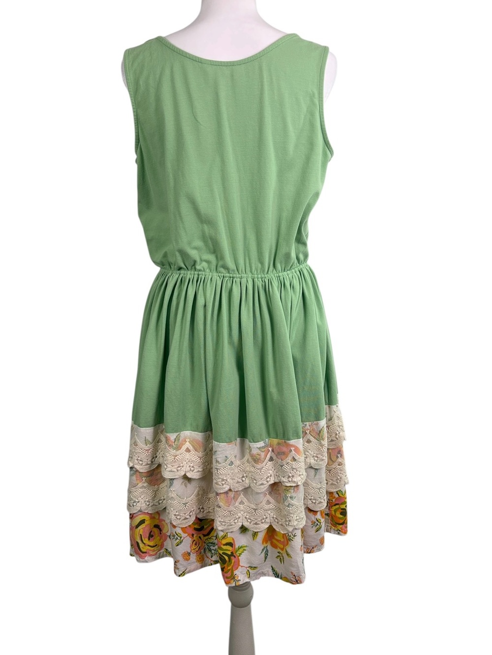 Matilda Jane Where the Grass Grows Dress | Cottagecore Lace Floral Midi | Large - Picture 7 of 10